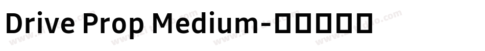 Drive Prop Medium字体转换